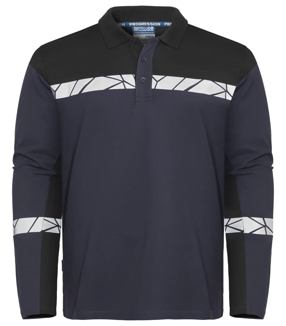7004 Langarm Polo Pique