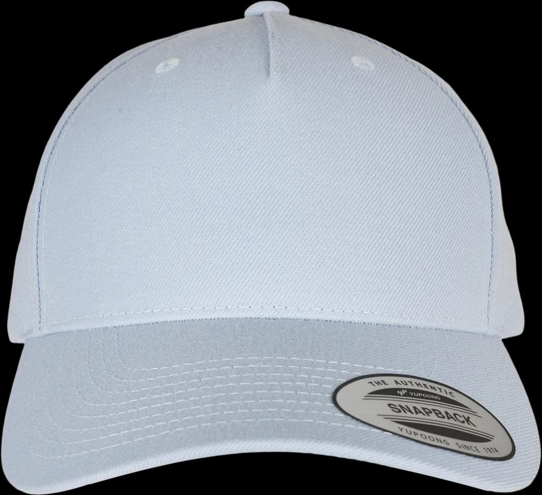 Yp Classics® 5-Panel Premium Curved Visor Snapback Cap