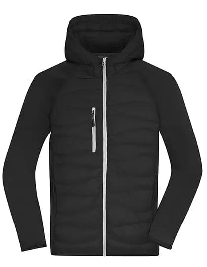 Men’s Hybrid Jacket – Schwarz