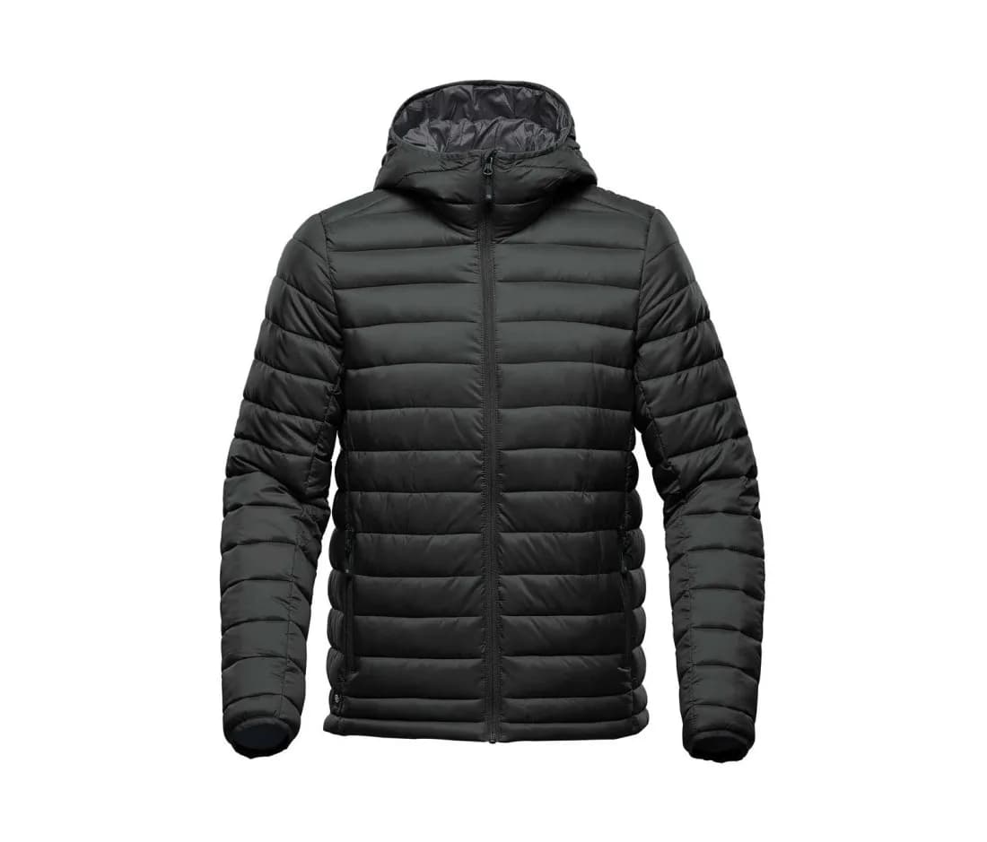 Herren Steppjacke «Stavanger» – Schwarz / Anthrazit