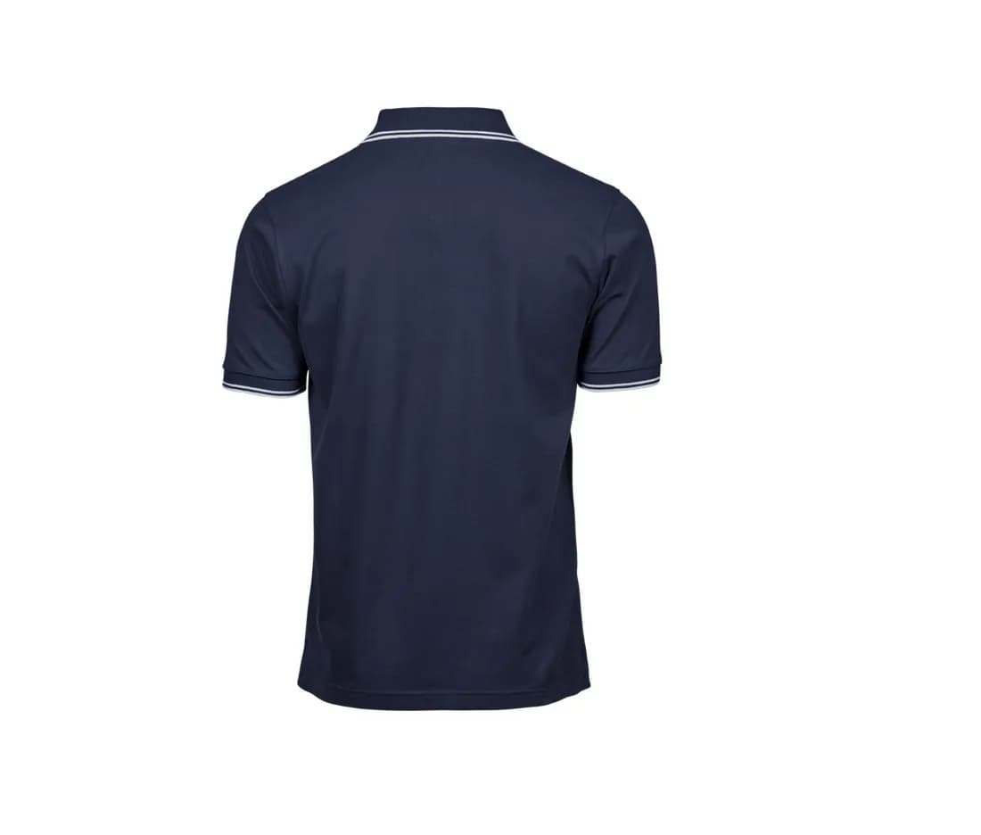 Luxury Stripe Stretch Polo