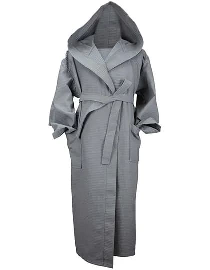 Robezz® Waffle Bathrobe With Hood