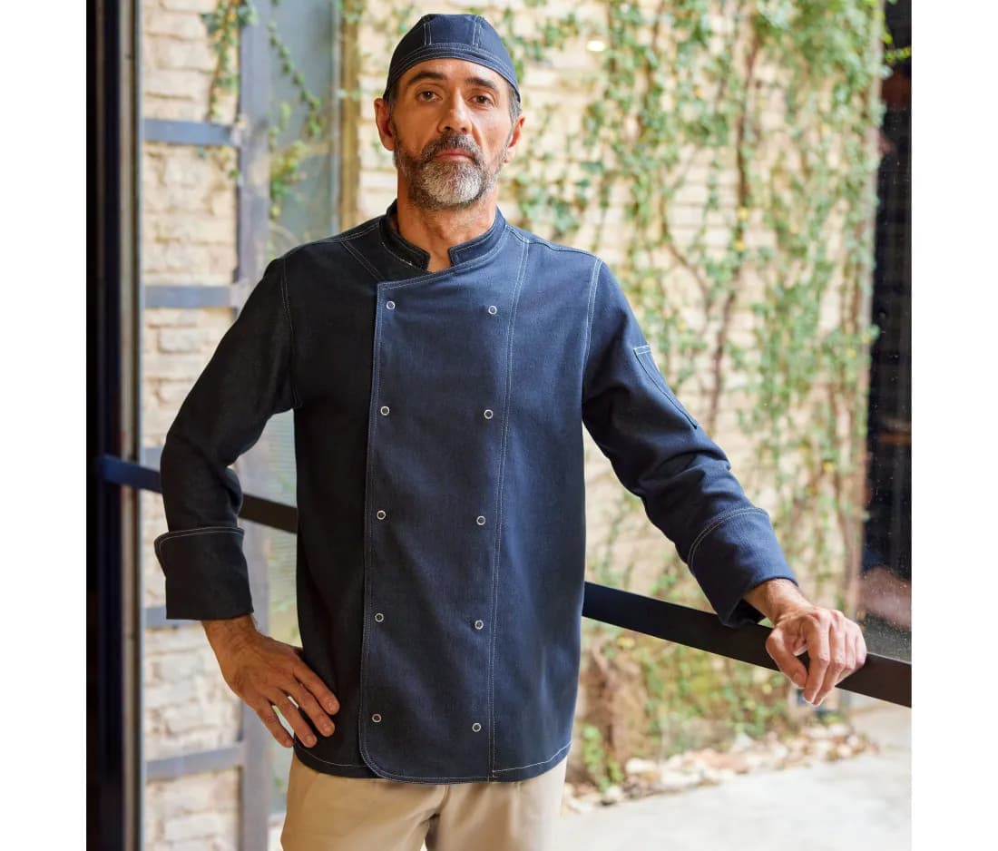 Denim Chef Hat