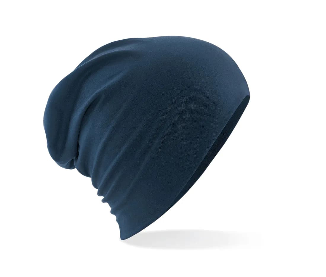 Hemsedal Cotton Slouch Beanie – Dunkelmarine