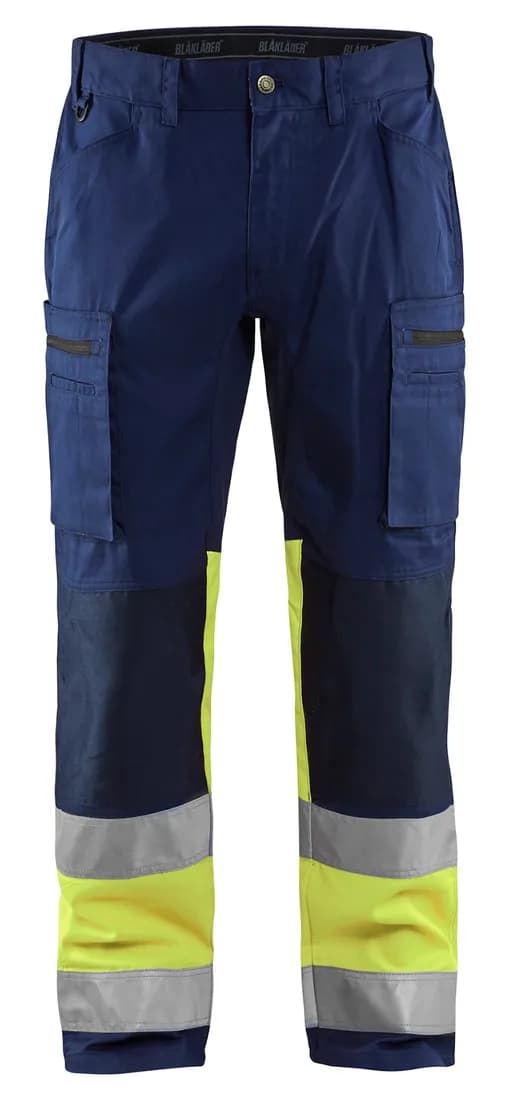 High Vis Arbeitshose mit Stretch