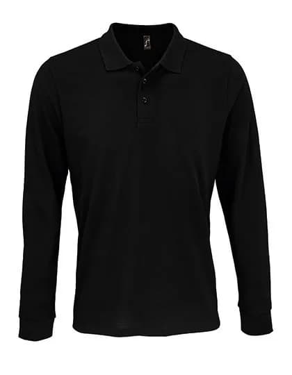 Unisex Long Sleeve Polycotton Polo Shirt