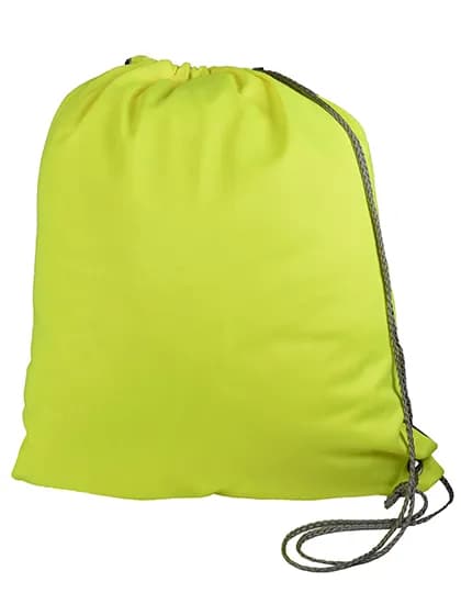 One-Sided Reflective Gym Bag – Gelb / Silber