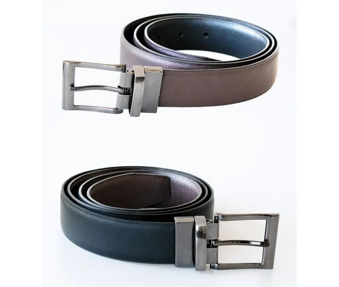 Elegant Two-Color Reversible Belt