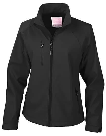 Women’s Base Layer Soft Shell Jacket – Schwarz