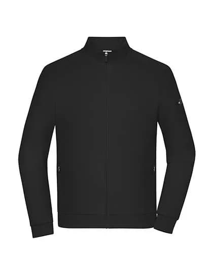 Men’s Zip Jacket Interlock – Schwarz