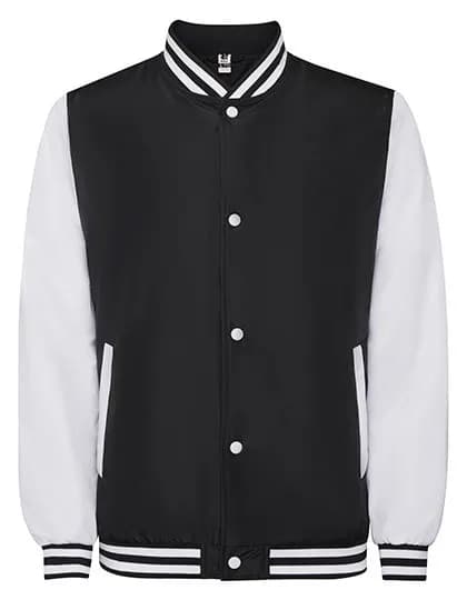 California Varsity Jacket – Noir / Blanc