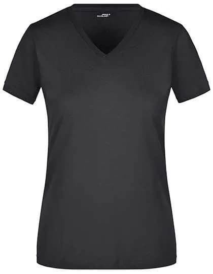 Ladies’ Slim Fit V-T – Noir
