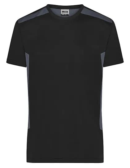 Men’s Workwear T-Shirt -STRONG- – Schwarz / Carbon