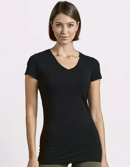 Women’s Slim Fit V-Neck-T Long