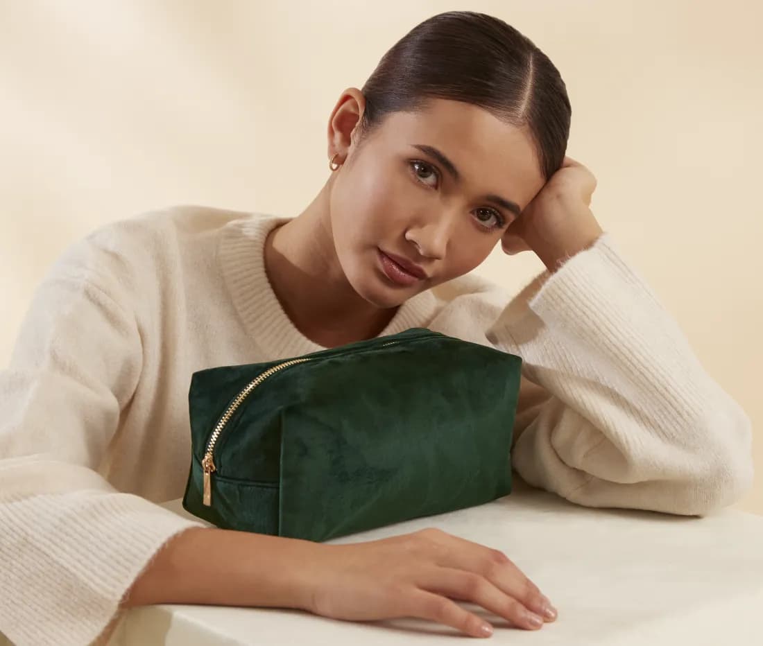 Velvet Toiletry/Accessory Case