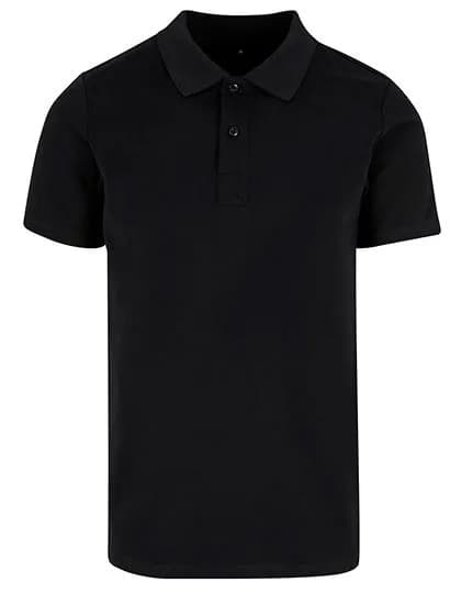 Sorona® Polo Tee – Schwarz