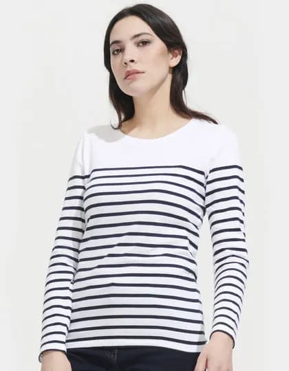 Women’s Long Sleeve Striped T-Shirt Matelot