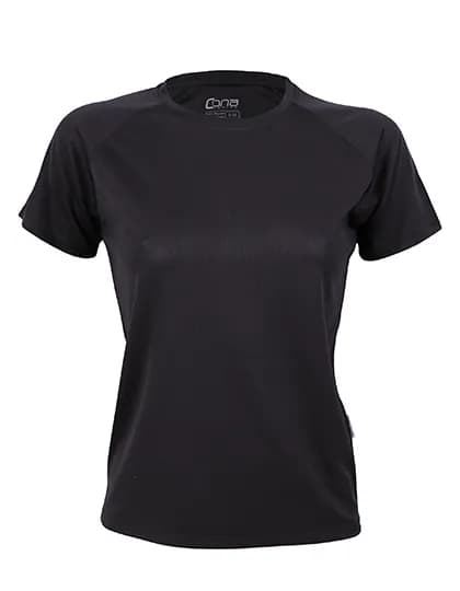 Ladies’ Rainbow Tech Tee – Anthracite