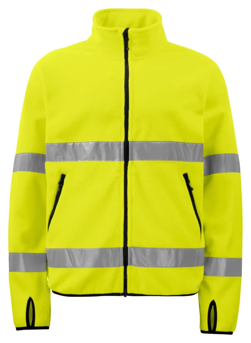 6327 Warnschutz Polar Fleece Jacke EN ISO 20471 Klasse 3