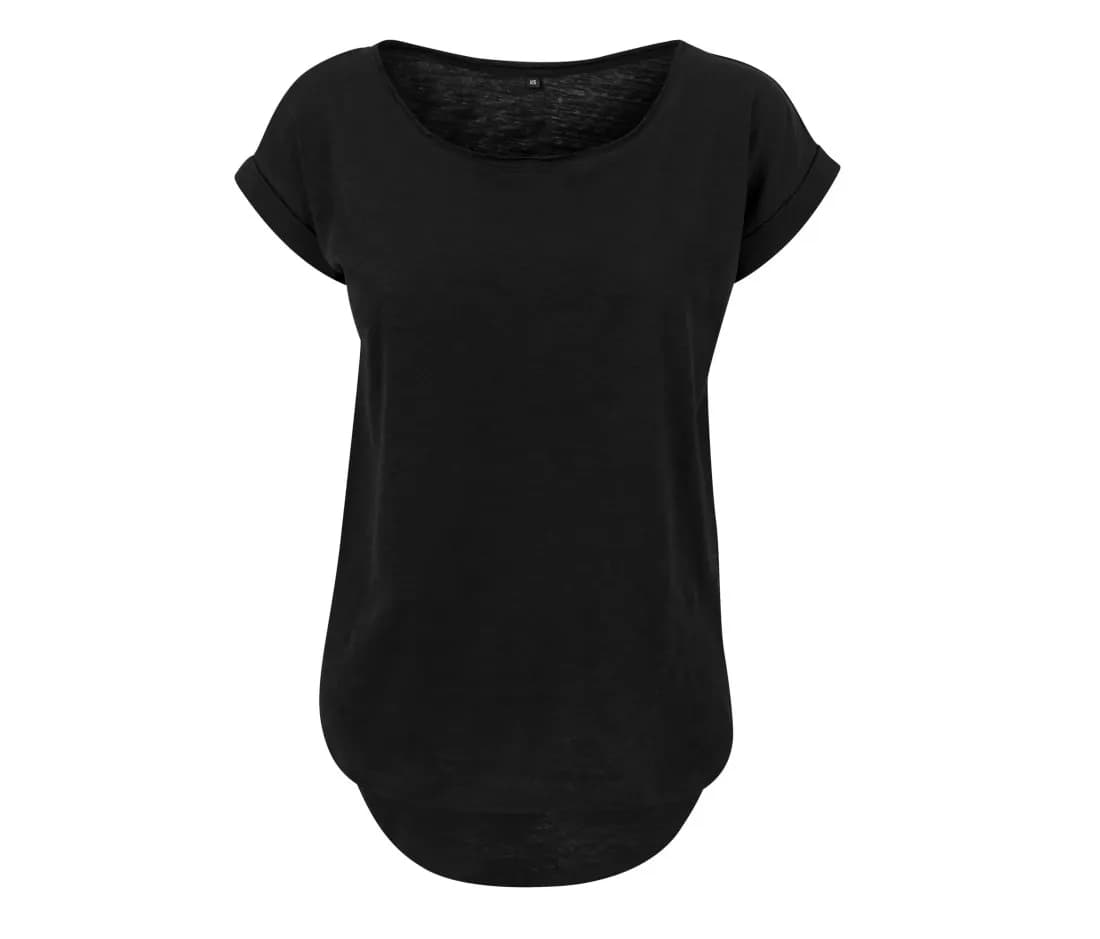 T-shirt long flammé femme