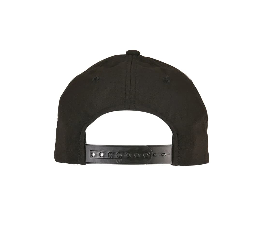 110 Ripstop Snapback – Schwarz – Rückansicht