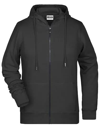 Ladies’ Zip-Hoody – Schwarz