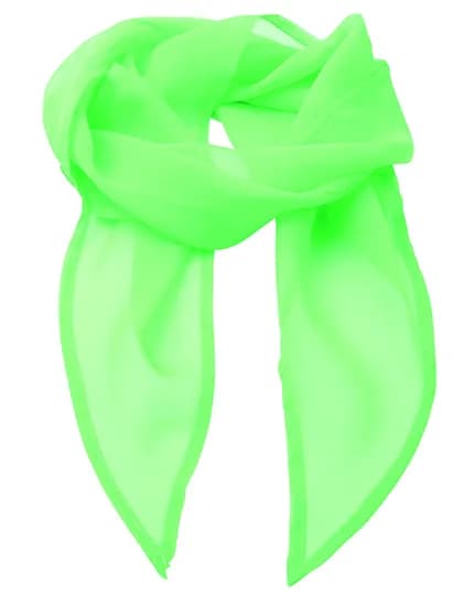 Women’s Colours Collection Chiffon Scarf – Apple (ca. Pantone 360c)
