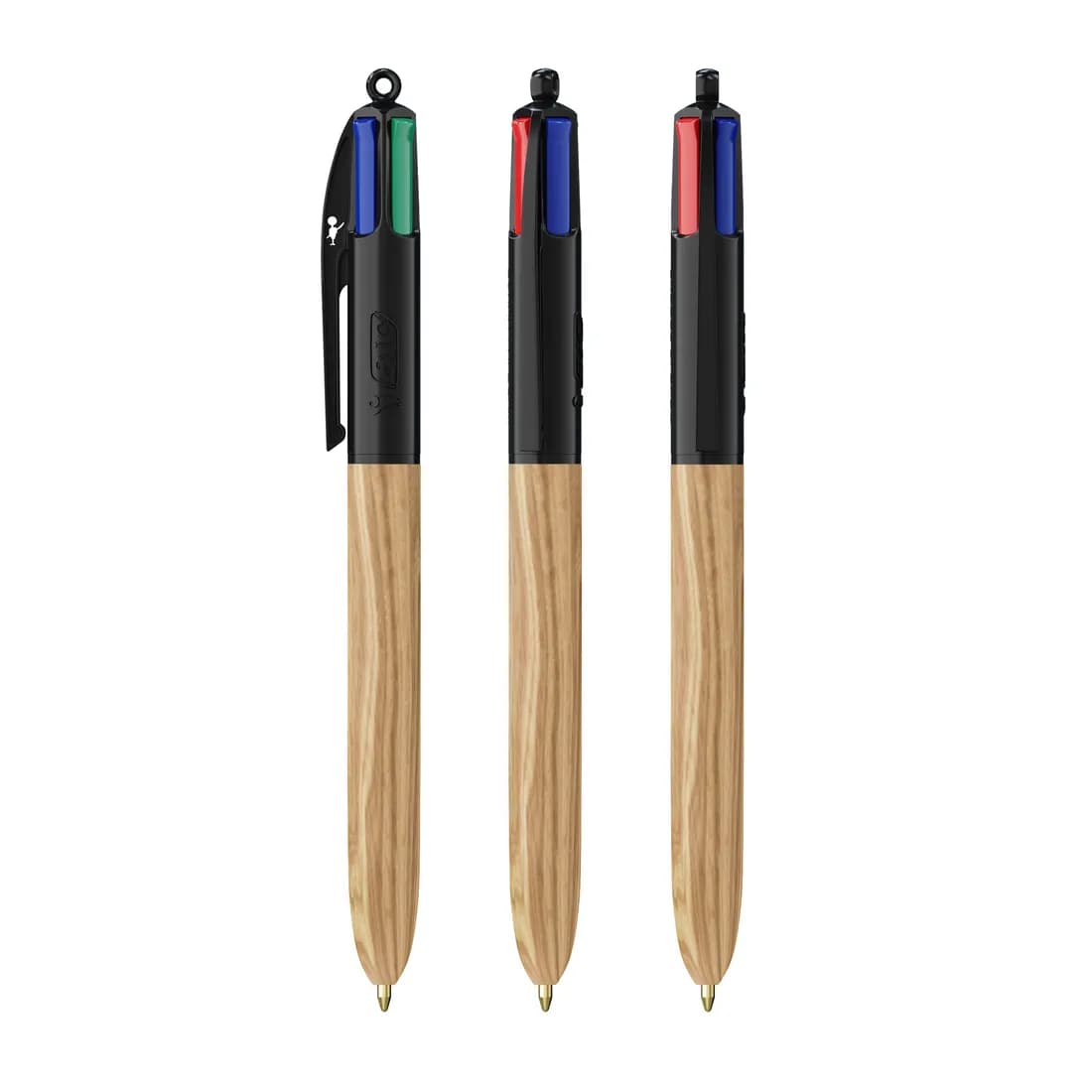BIC® 4 Colours® Wood Style