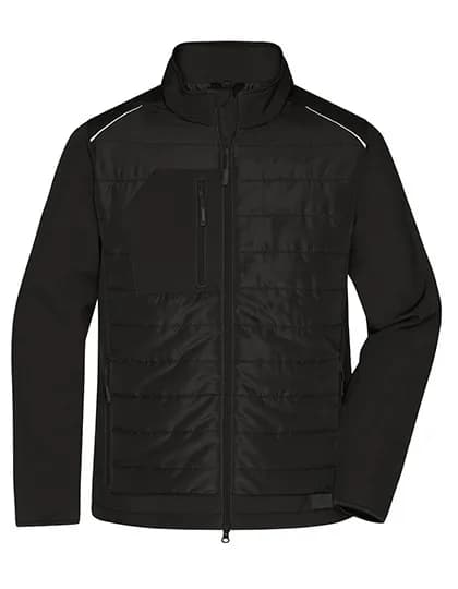 Men’s Hybrid Jacket – Schwarz