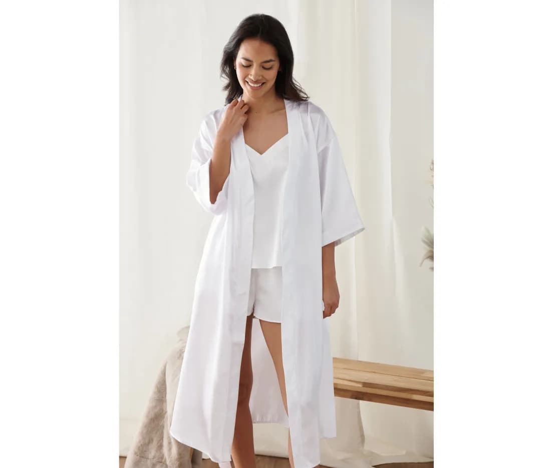 Ladies Satin Robe