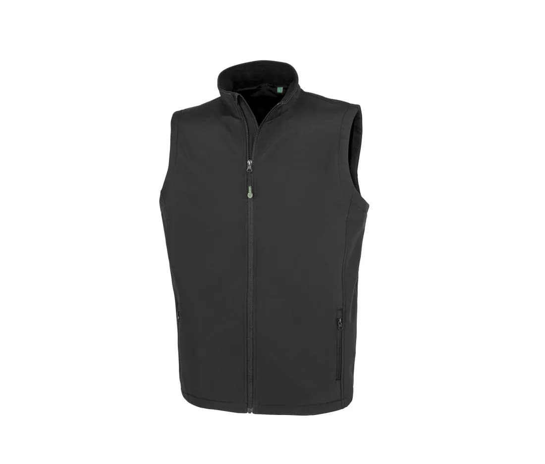 Bodywarmer softshell 2 couches recyclé homme
