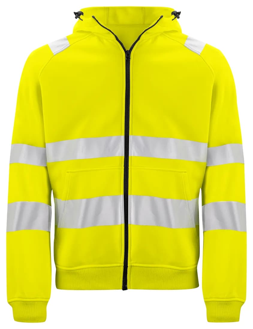 6132 Kapuzenjacke Full Zip EN ISO 20471 Klasse 3/2