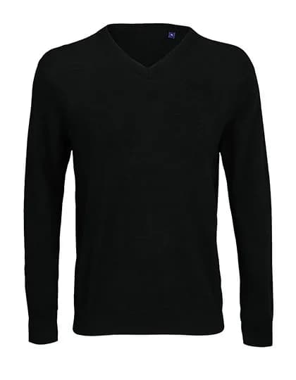 Men’s V-Neck Sweater Sullivan – Schwarz
