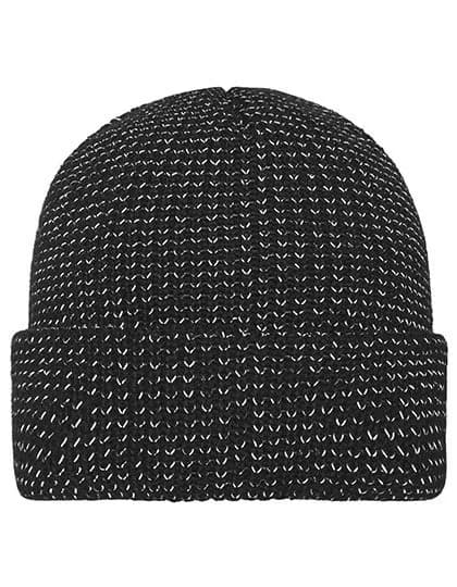 Reflective Winter Beanie – Schwarz