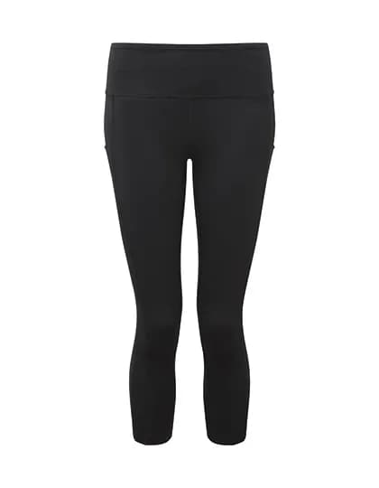 Women’s Recycled Performance Leggings ¾ Length – Schwarz