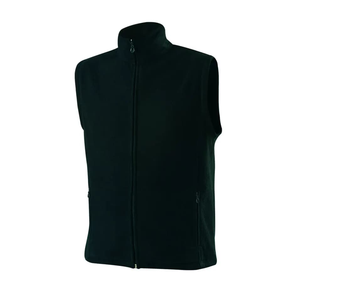 Fleece Bodywarmer – Schwarz
