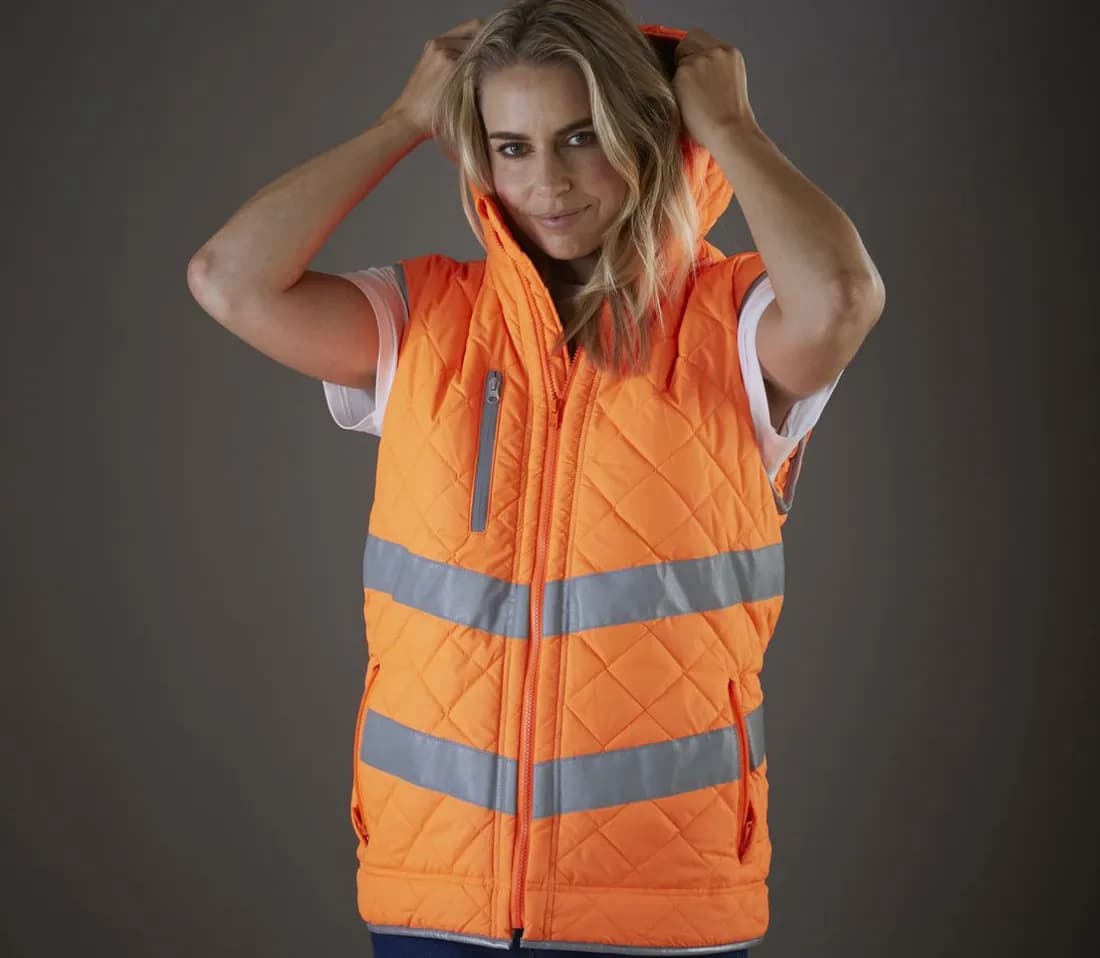 Hi-Vis Kensington Hooded Gilet