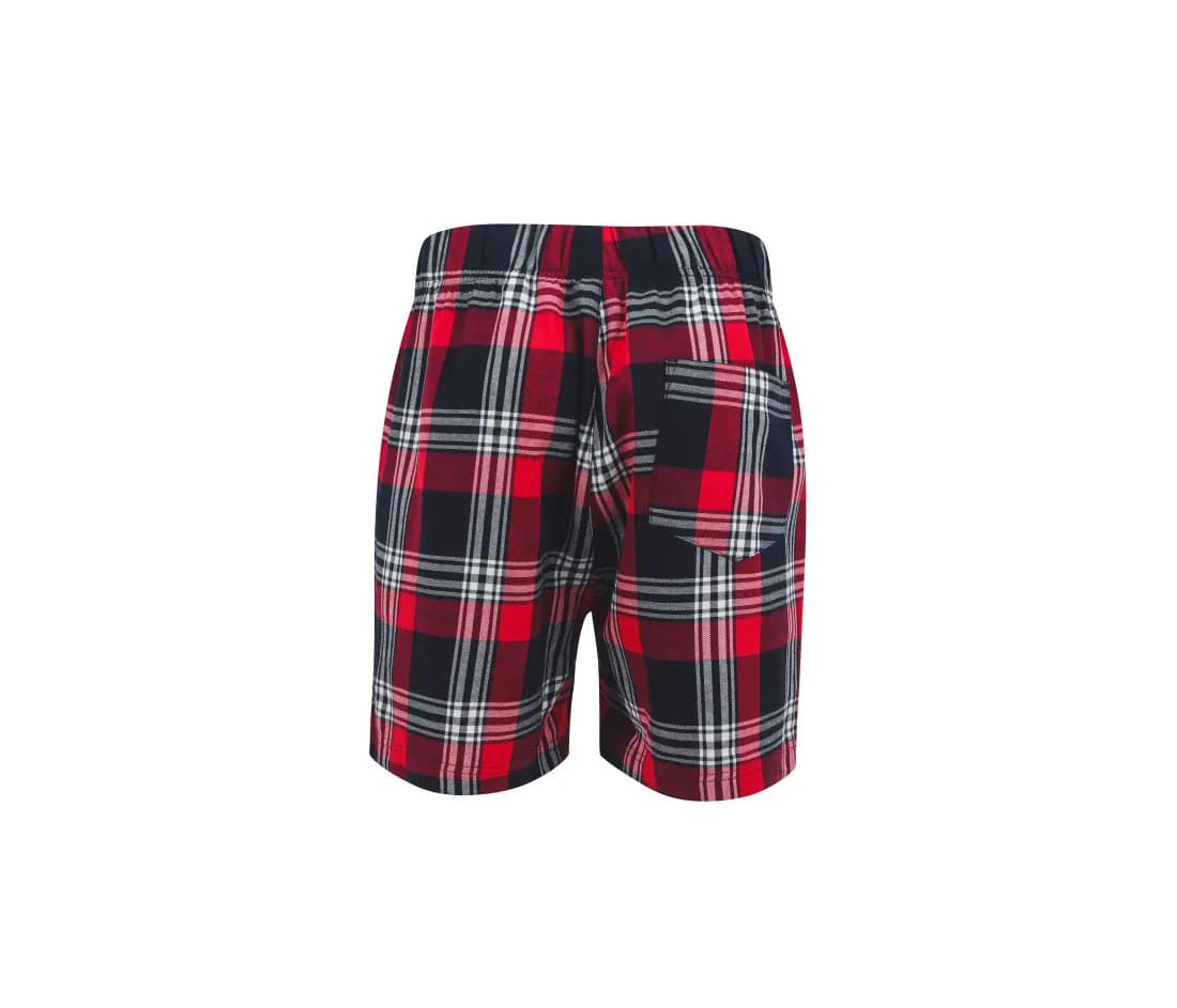 Herren Lounge-Shorts mit Tartanmuster