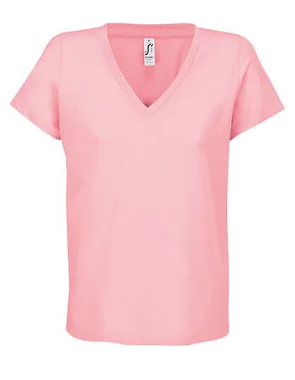 Women’s V-Neck T-Shirt Regent – Pink