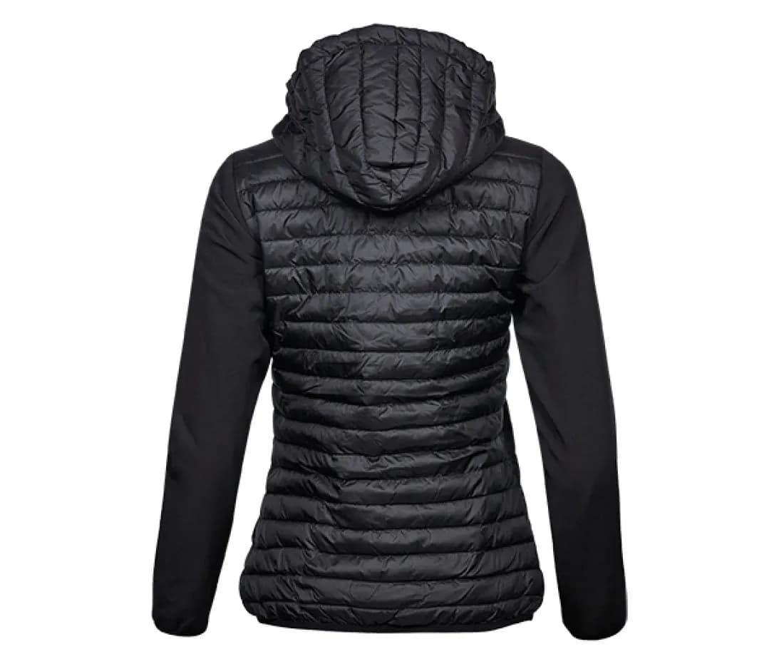 Veste à capuche «Crossover» femme – Noir – vue de dos