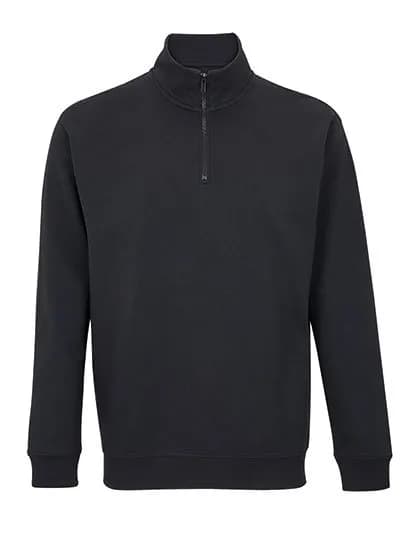 Unisex 1/4 Zip Sweatshirt Conrad – Noir