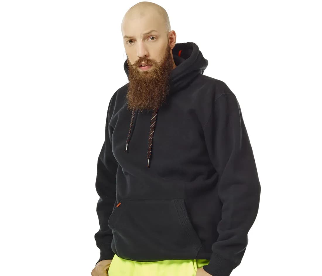 Kapuzenpullover mit Kängurutasche & Innenfleece