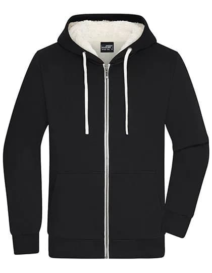 Men’s Doubleface Jacket – Schwarz / Natur