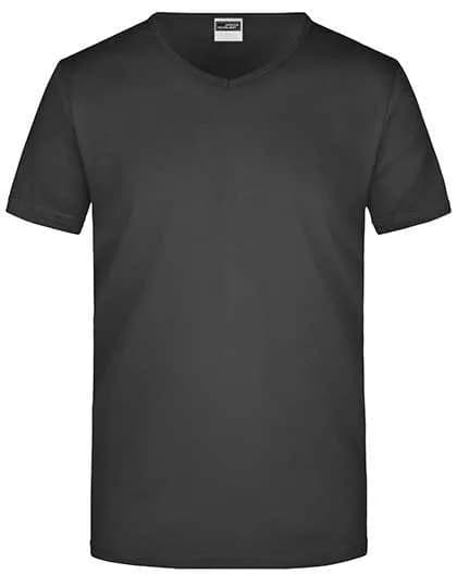 Men’s Slim Fit V-T – Schwarz