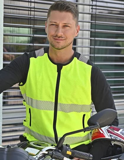 Hi-Vis Mesh Motorcycle Safety Vest «Naxos»