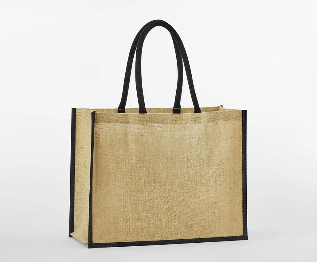 Natural Starched Jute Classic Shopper