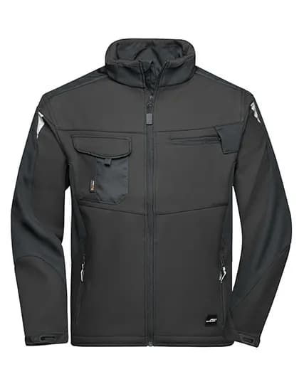 Workwear Softshell Jacket -STRONG- – Schwarz