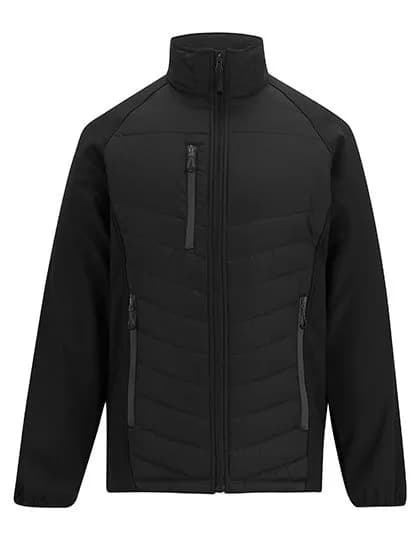 Pro Universal Jacket – Schwarz / Hellgrau meliert
