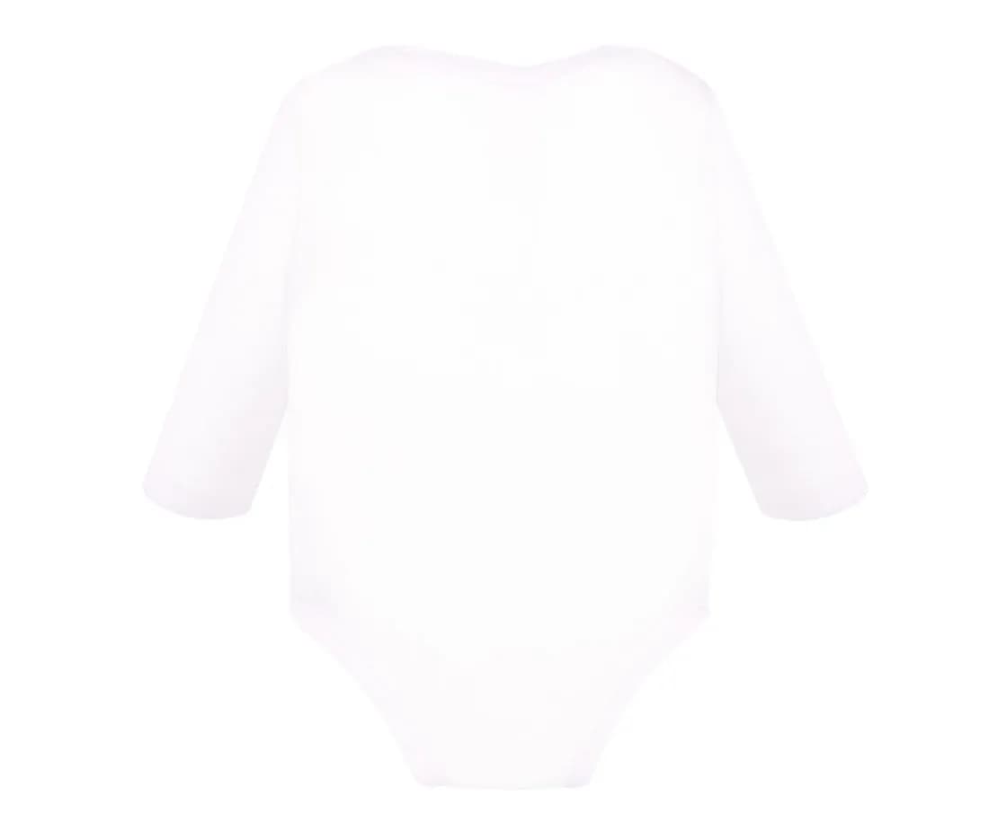 Ls Baby Body – Weiss – Rückansicht