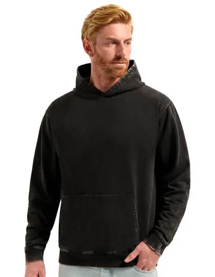 Unisex Vintage Organic Cotton Hooded Sweatshirt
